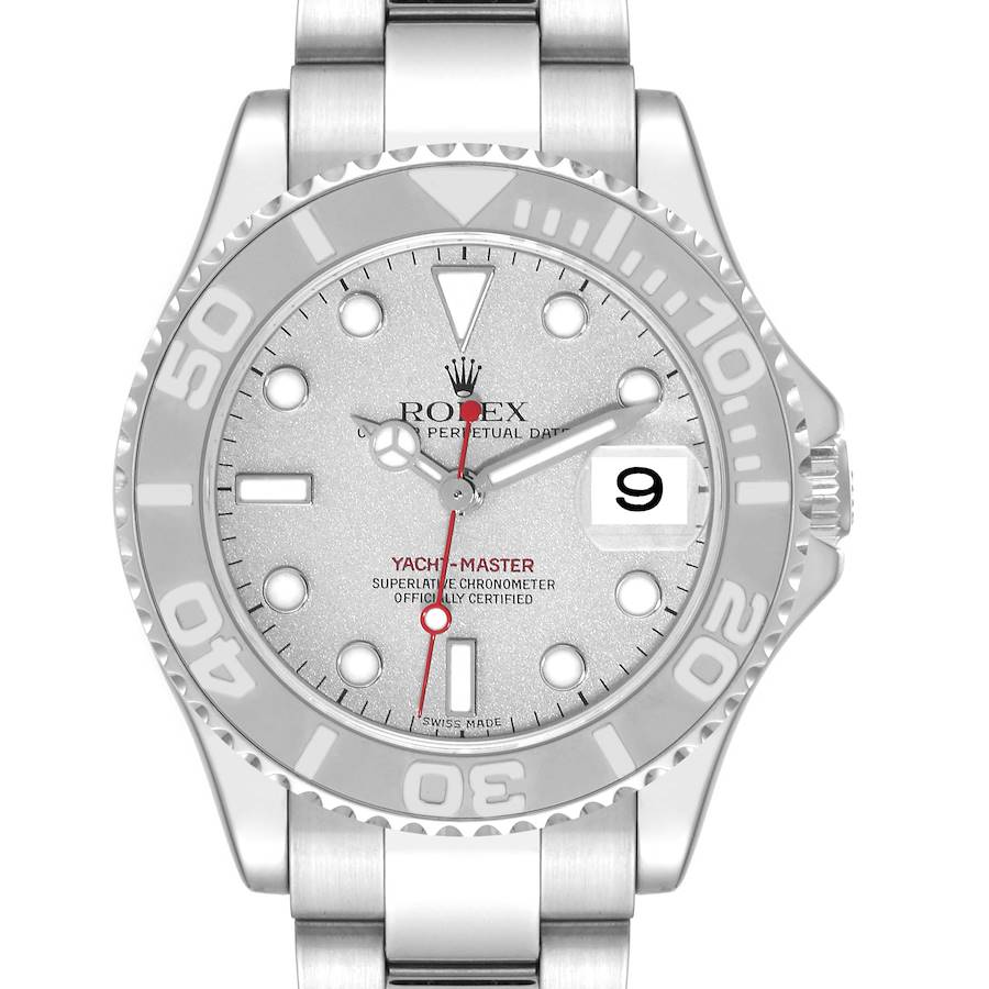 NOT FOR SALE Rolex Yachtmaster 35 Midsize Steel Platinum Mens Watch 168622 PARTIAL PAYMENT SwissWatchExpo