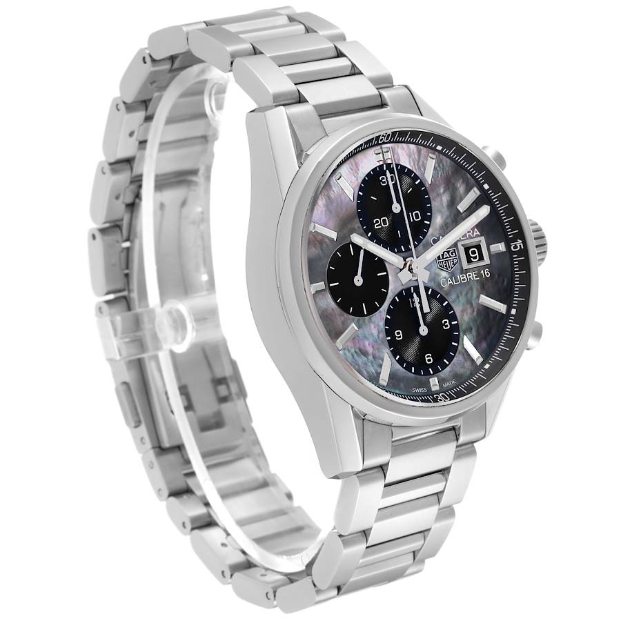 Tag heuer carrera mother of pearl hot sale