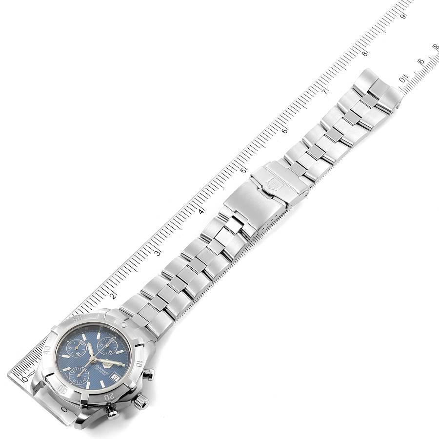 Tag Heuer Exclusive Blue Dial Steel Mens Watch CN2112 SwissWatchExpo