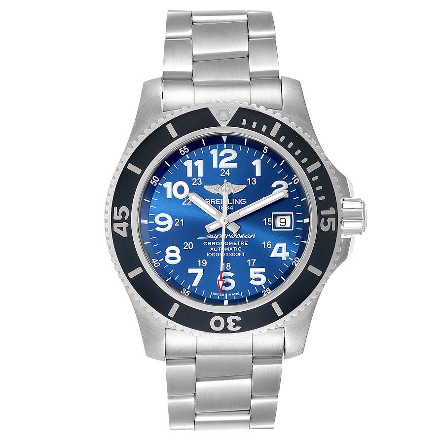 Breitling superocean shop gun blue