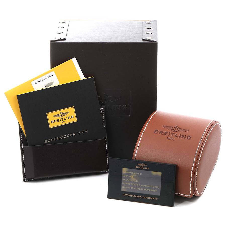 Breitling 1884 レザーケースセットコルトオーシャン44 Breitling 1884 レザーケースセットコルトオーシャン44 中古
