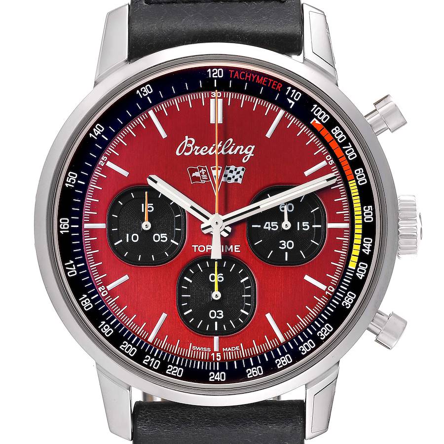 Breitling Top Time Chevrolet Corvette Steel Mens Watch A25310 Box Card SwissWatchExpo
