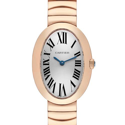 Photo of Cartier Baignoire Rose Gold Ladies Watch W8000005 Card