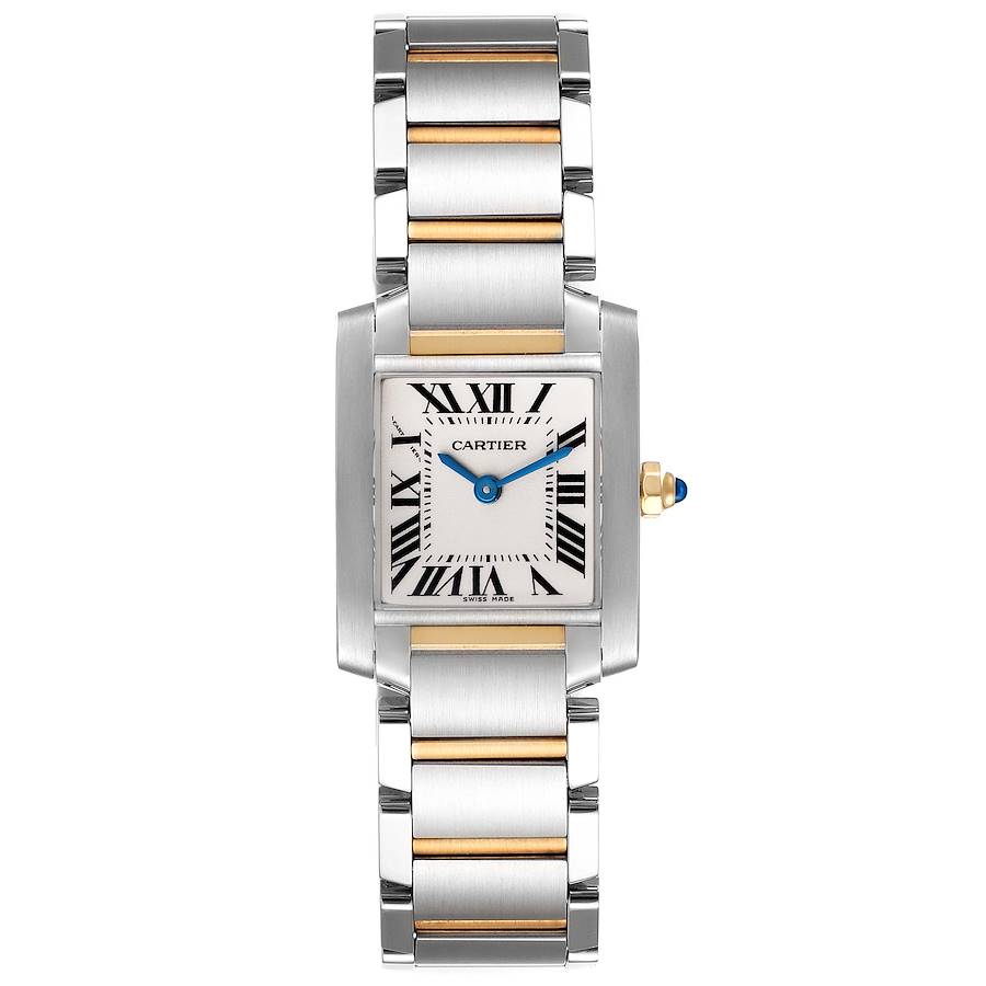 NOT FOR SALE Cartier Tank Francaise Pink Mother of Pearl Steel Ladies Watch  W51028Q3 Box Papers PARTIAL PAYMENT