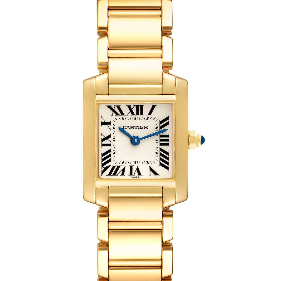 Cartier Tank Francaise Yellow Gold Quartz Ladies Watch W50002N2 SwissWatchExpo