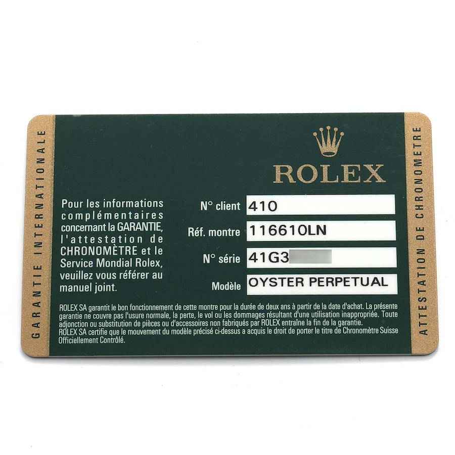 Rolex Submariner Watch Stainless Steel 116610 | SwissWatchExpo