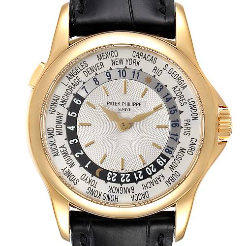 Photo of NOT FOR SALE Patek Philippe World Time Complications Yellow Gold Watch 5110 Box Papers PARTIAL PAYMENT