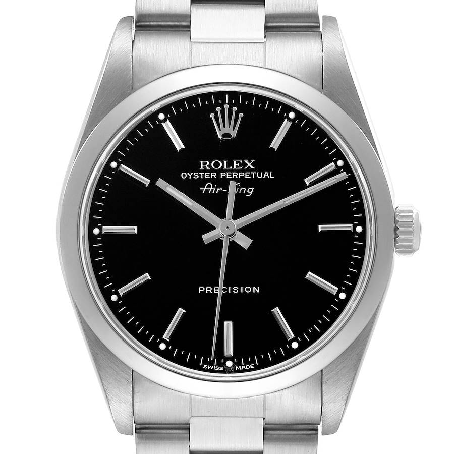 NOT FOR SALE:  Rolex Air King 34mm Black Dial Smooth Bezel Steel Mens Watch 14000  PARTIAL PAYMENT SwissWatchExpo
