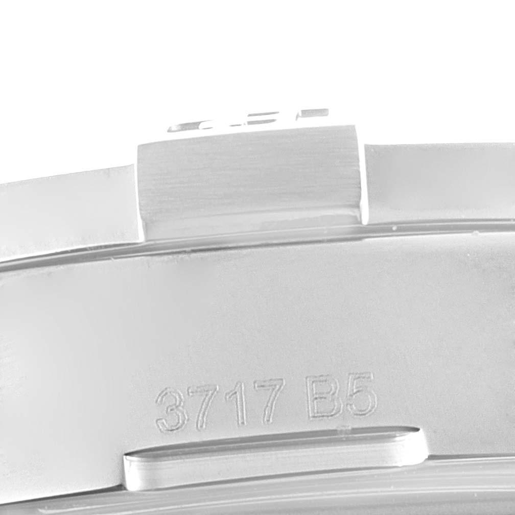 The image shows a close-up of the side casing and engraved model number of a Breitling Avenger A3239011-C872-170A Men's Stainless Steel Mother of Pearl Dial A3239011-C872-170A Men's Stainless Steel Mother of Pearl Dial watch.