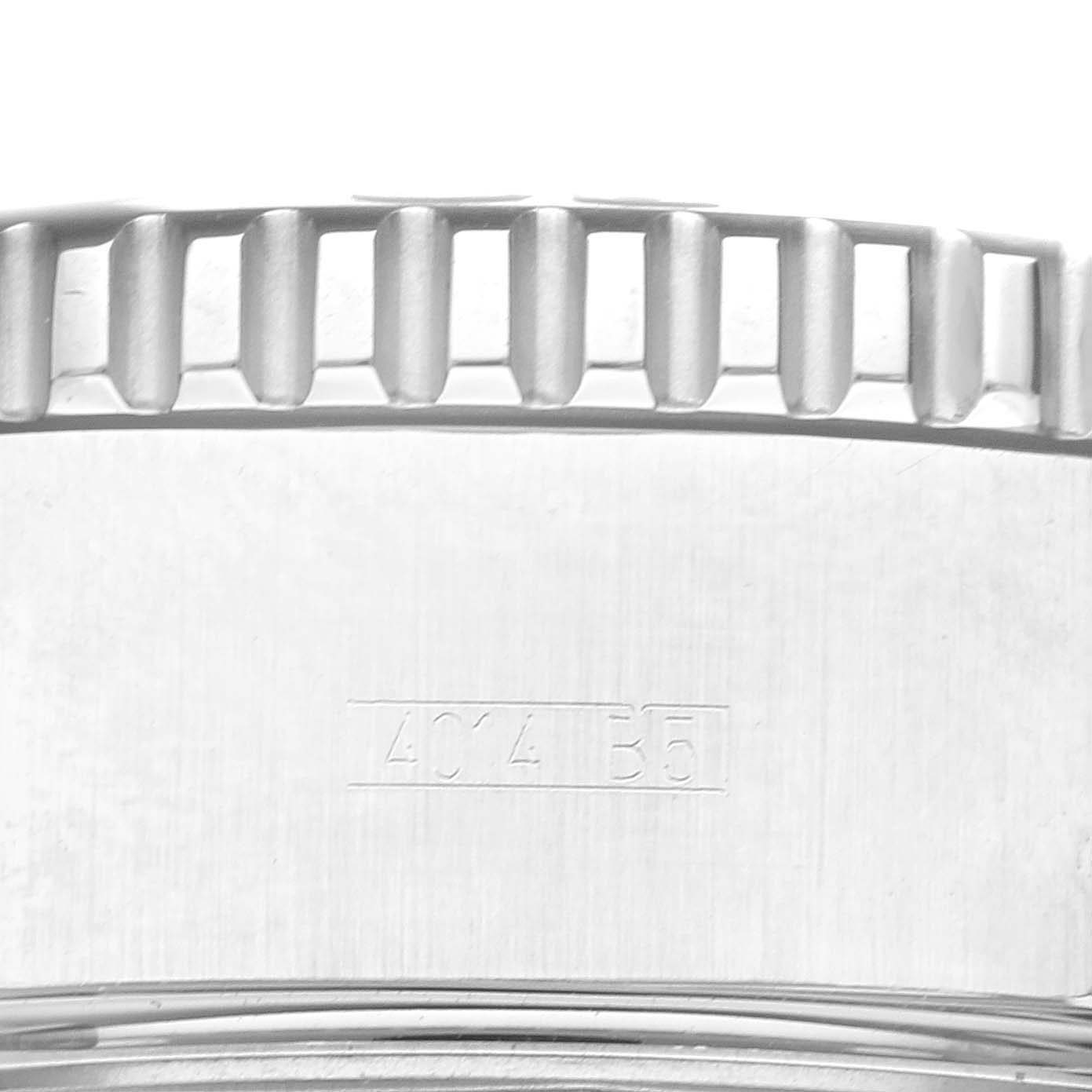 This image shows a close-up of the bezel and case edge of a Breitling Superocean A13341C3/BD19 Men's Stainless Steel Black Dial A13341C3/BD19 Men's Stainless Steel Black Dial watch.