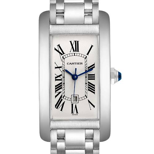 Photo of Cartier Tank Americaine Midsize White Gold Automatic Ladies Watch 1726