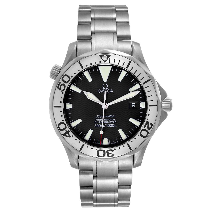 Omega Seamaster 41 Black Dial Titanium Mens Watch 2231.50.00