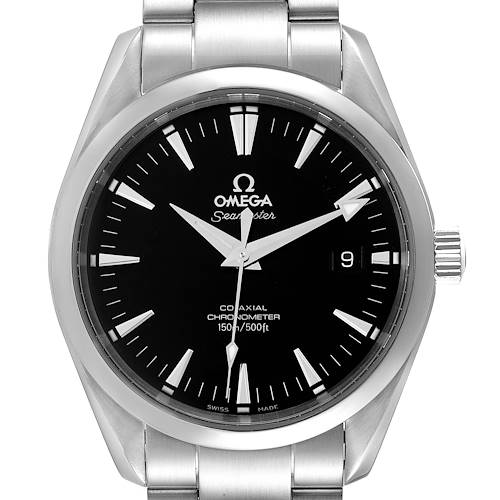 Photo of Omega Seamaster Aqua Terra Black Dial Steel Mens Watch 2503.50.00