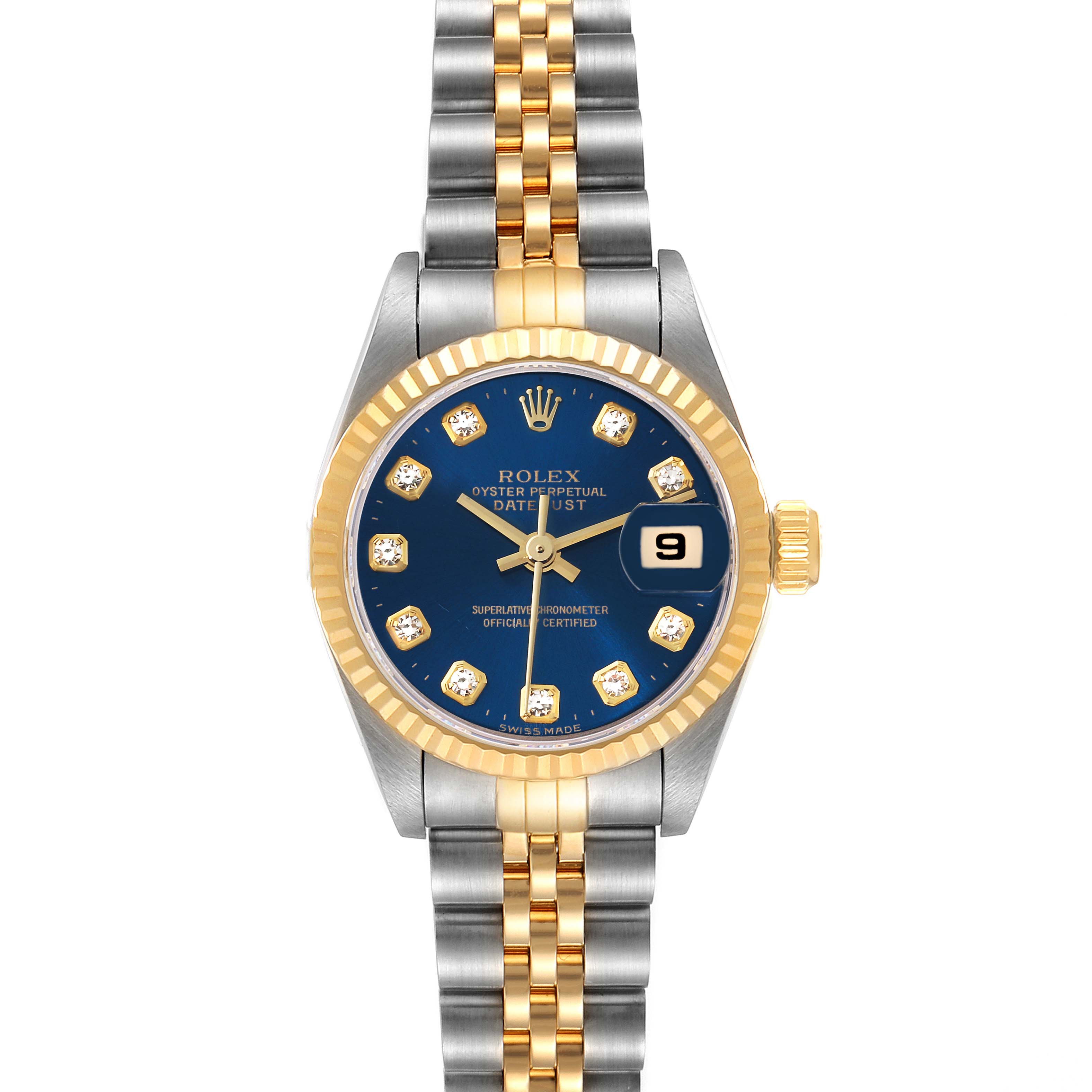 ROLEX DATEJUST 79173 2コマ Rolex-2-Tone-Datejust-79173-