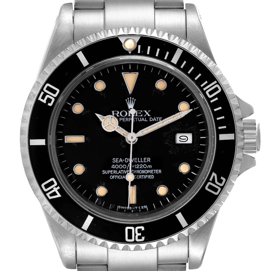Rolex Seadweller Automatic Steel Black Dial Vintage Mens Watch 16660 Papers SwissWatchExpo