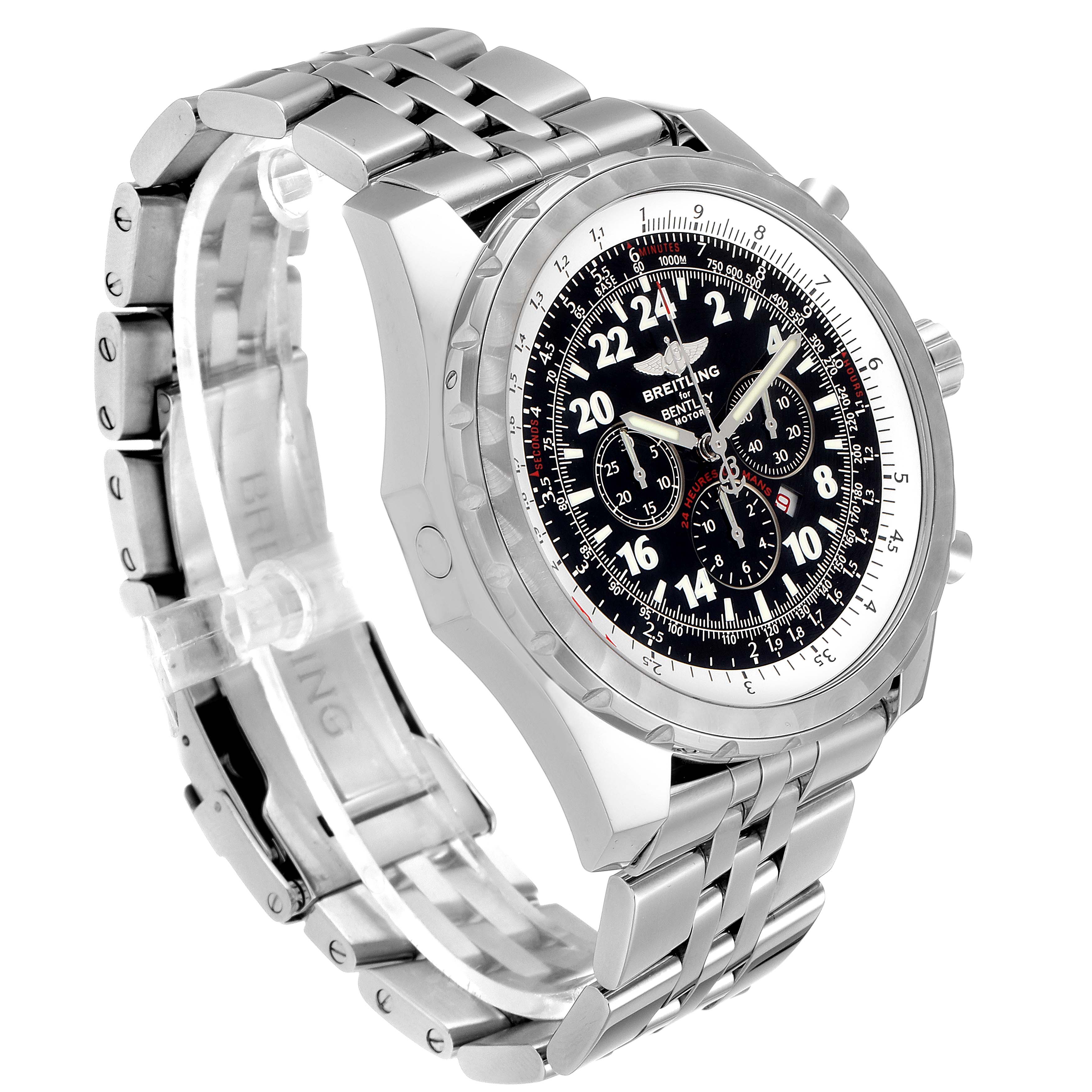 Breitling Bentley Lemans Chronograph Limited Edition Mens Watch A22362 ...