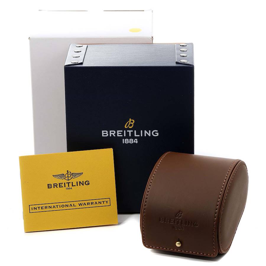Breitling Bentley Motors Silver Dial Chronograph Watch A25362 Box Papers