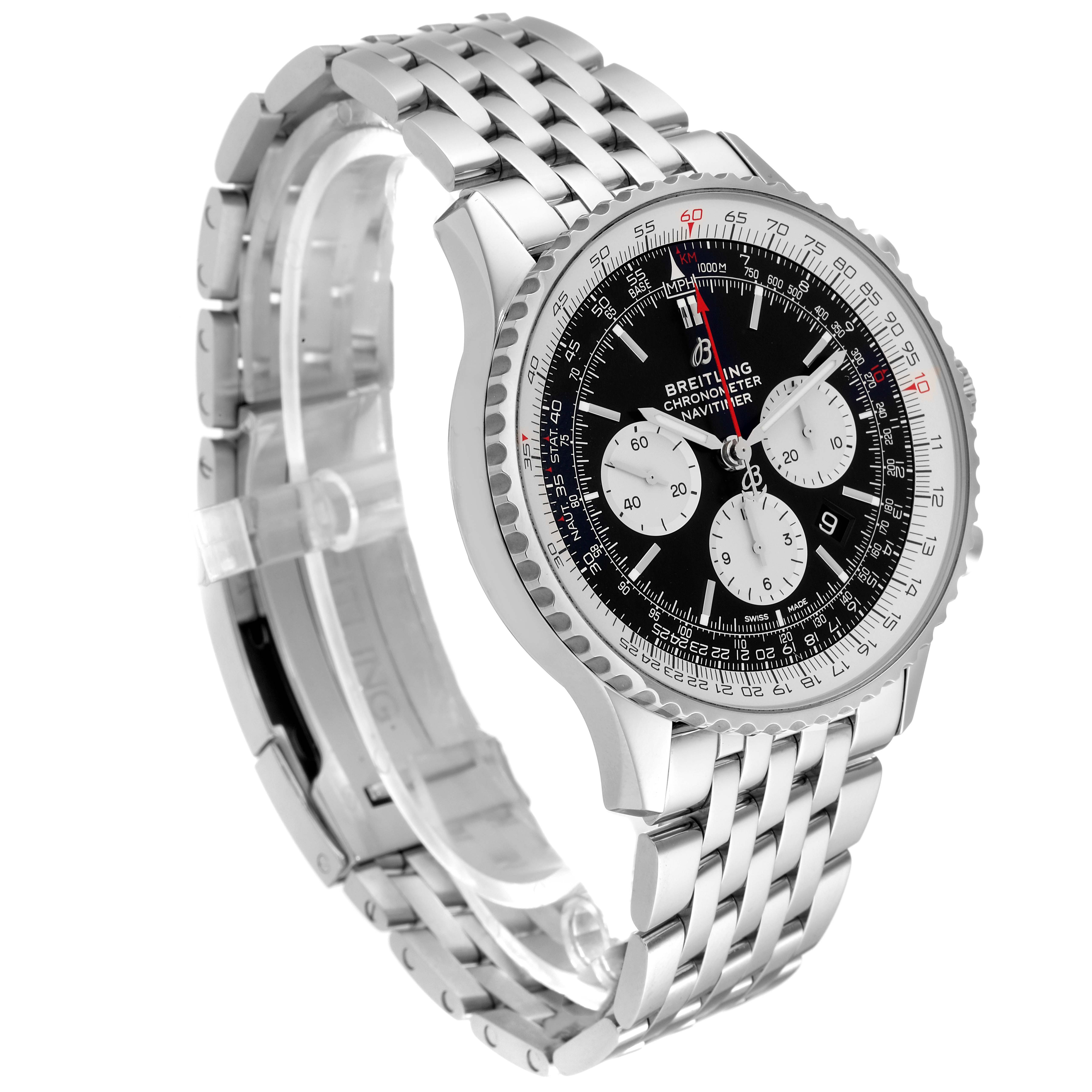 美品 BREITLING Navitimer 純正ステンレスブレス ラグ幅22 imgrc0169647618.jpg
