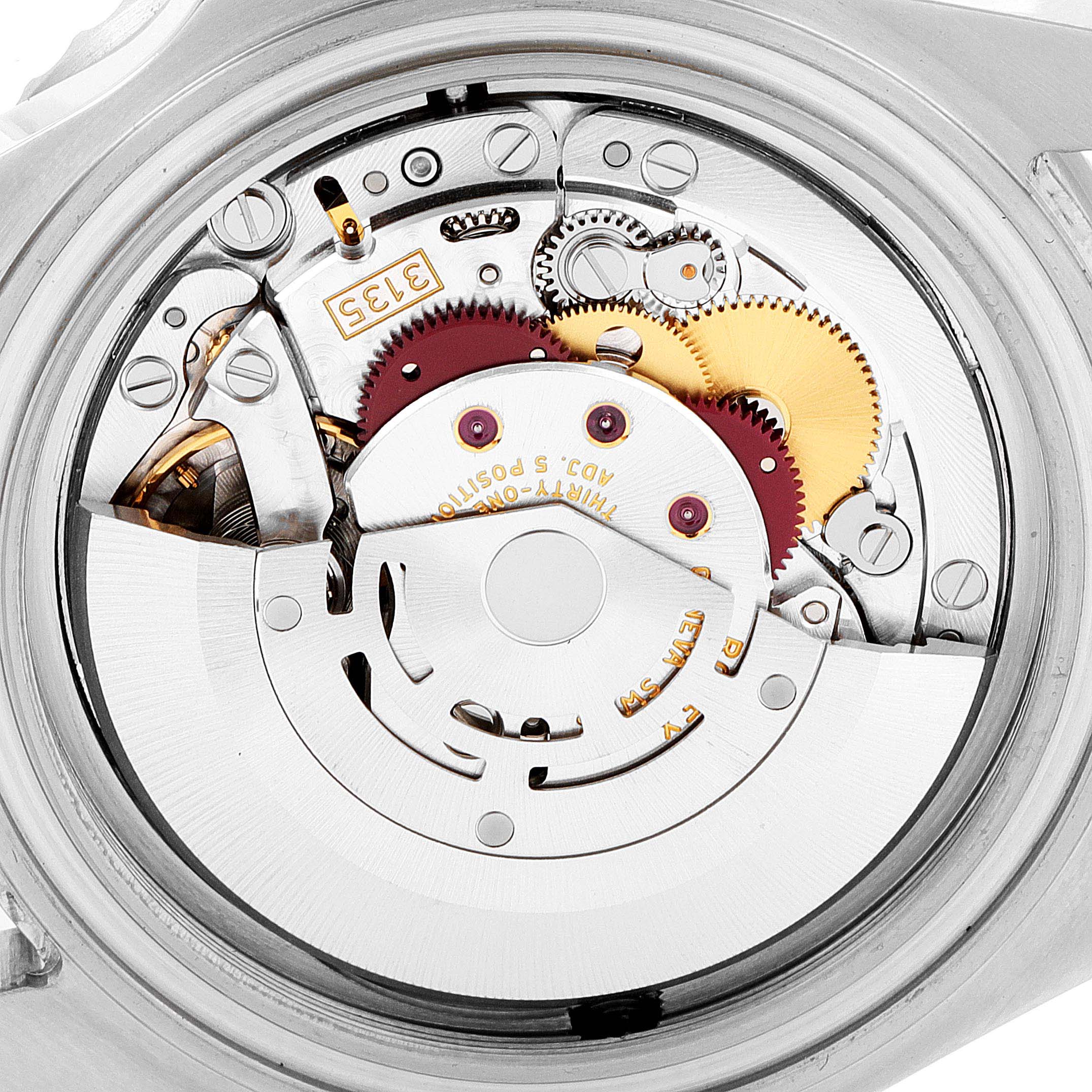 The image shows the internal movement mechanism of the Rolex Sea-Dweller 16600 Men's Stainless Steel Black Dial 16600 Men's Stainless Steel Black Dial watch, viewed from the back.