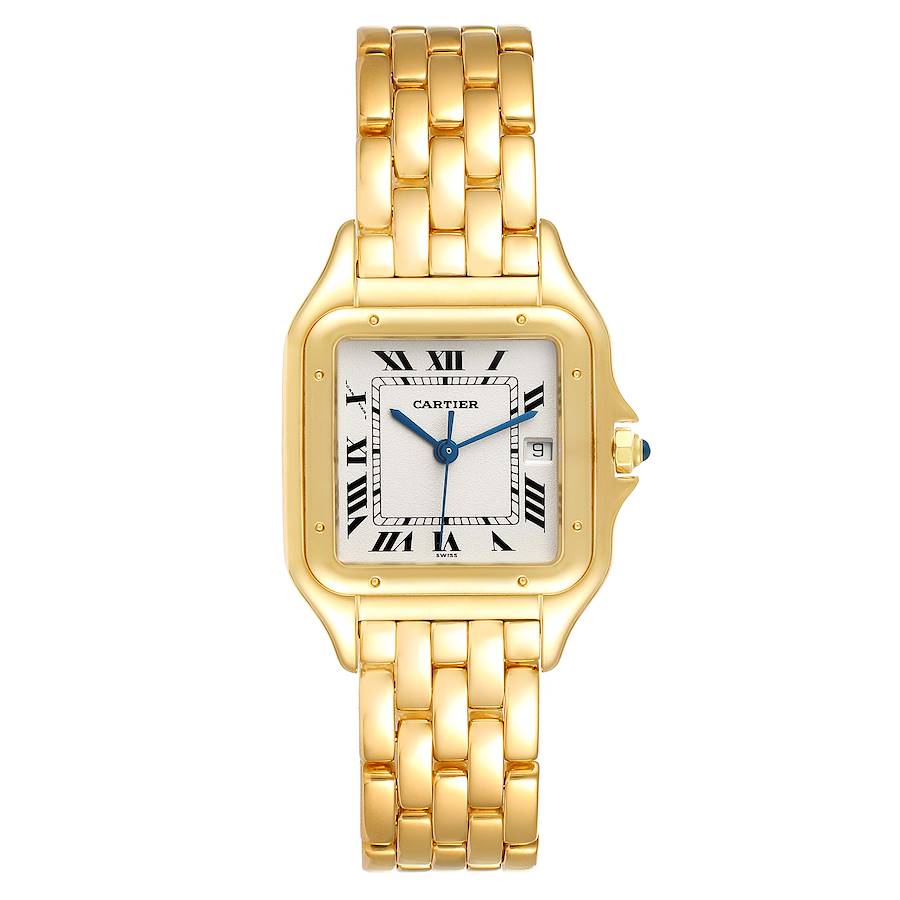 Cartier blue sapphire clearance watch