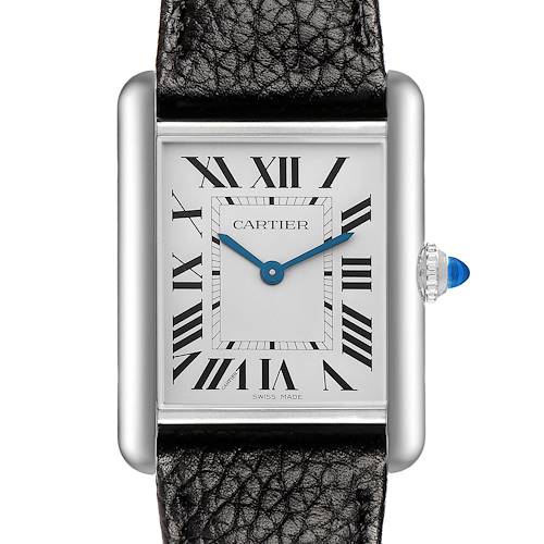 Photo of Cartier Tank Must Large SolarBeat Steel Ladies Watch WSTA0059 Box Card