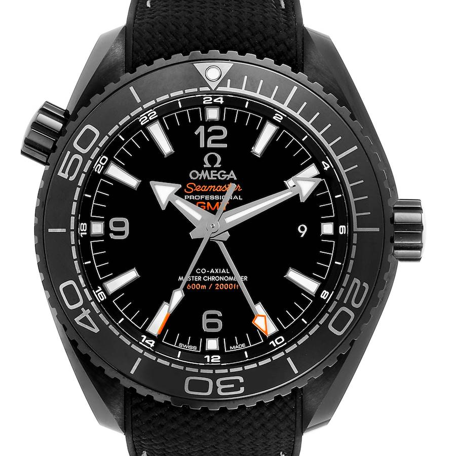 Omega Planet Ocean Deep Black Ceramic GMT Watch 215.92.46.22.01.001 SwissWatchExpo