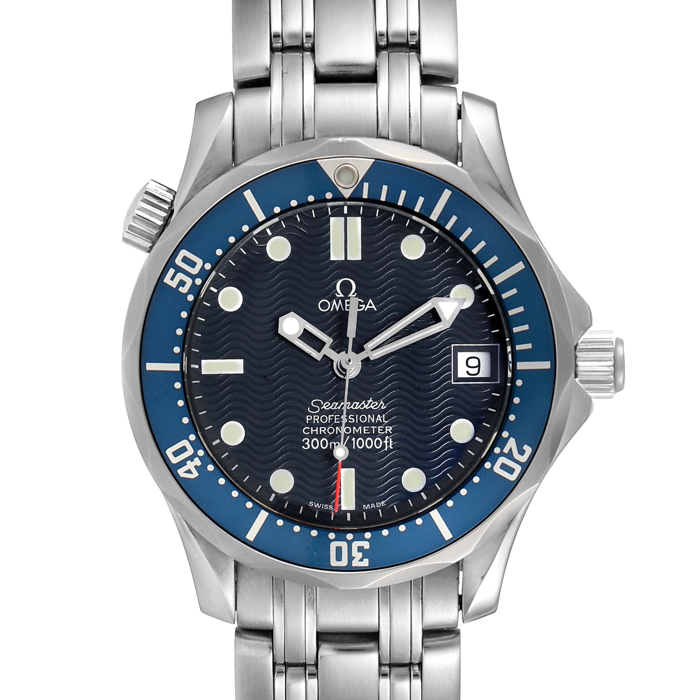 Omega Seamaster Midsize 36mm Blue Dial Steel Mens Watch 2551.80.00 ...