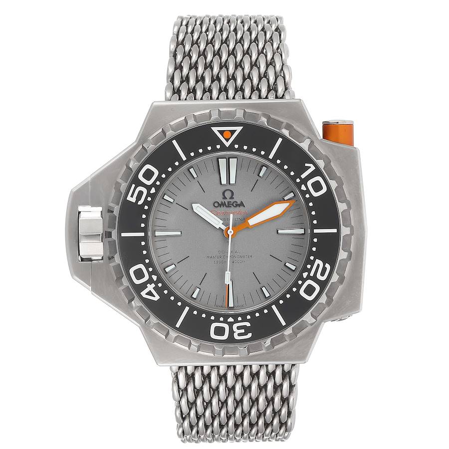 Omega Seamaster Ploprof 1200m Titanium Mens Watch 227.90.55.21.99.001 SwissWatchExpo