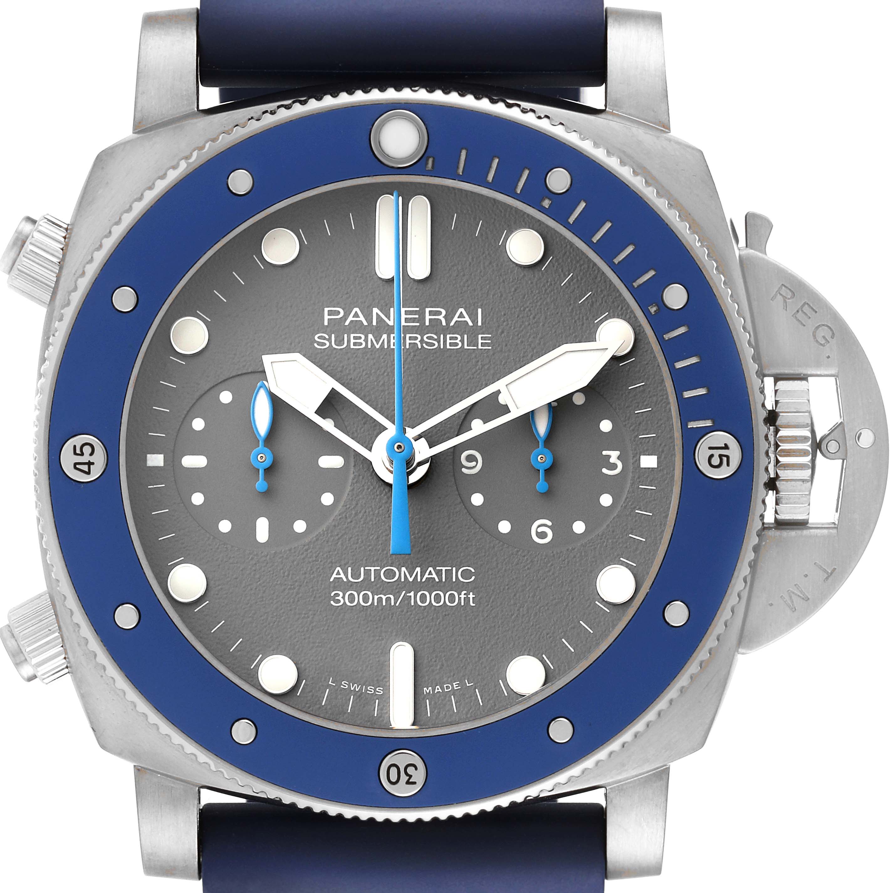 Panerai Luminor Submersible Guillaume Nery Titanium Watch PAM00982