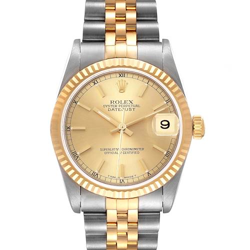Photo of Rolex Datejust Midsize Steel Yellow Gold Ladies Watch 78273 Box Papers