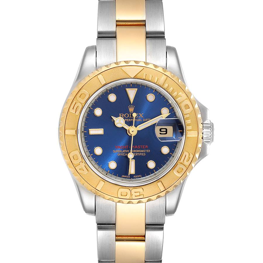 Rolex Yachtmaster Steel 18K Yellow Gold Ladies Watch 169623 Box Papers SwissWatchExpo
