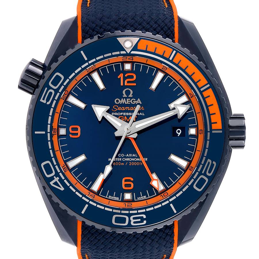 Omega Planet Ocean Big Blue GMT 45.5 mm Watch 215.92.46.22.03.001 SwissWatchExpo