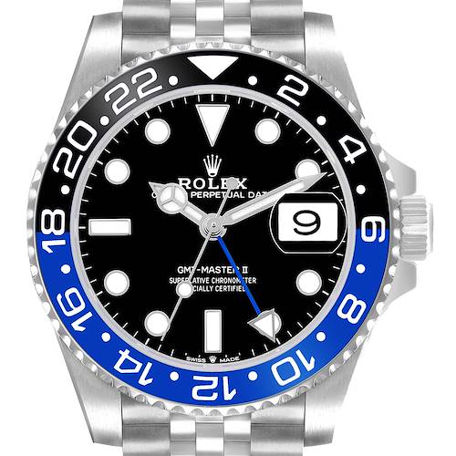 Photo of Rolex GMT Master II Steel Batgirl Bezel Mens Watch 126710