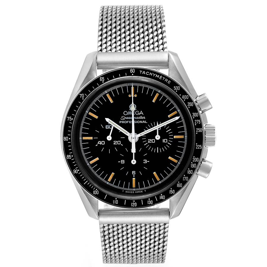 Omega Speedmaster MoonWatch Chronograph Black Dial Steel Mens