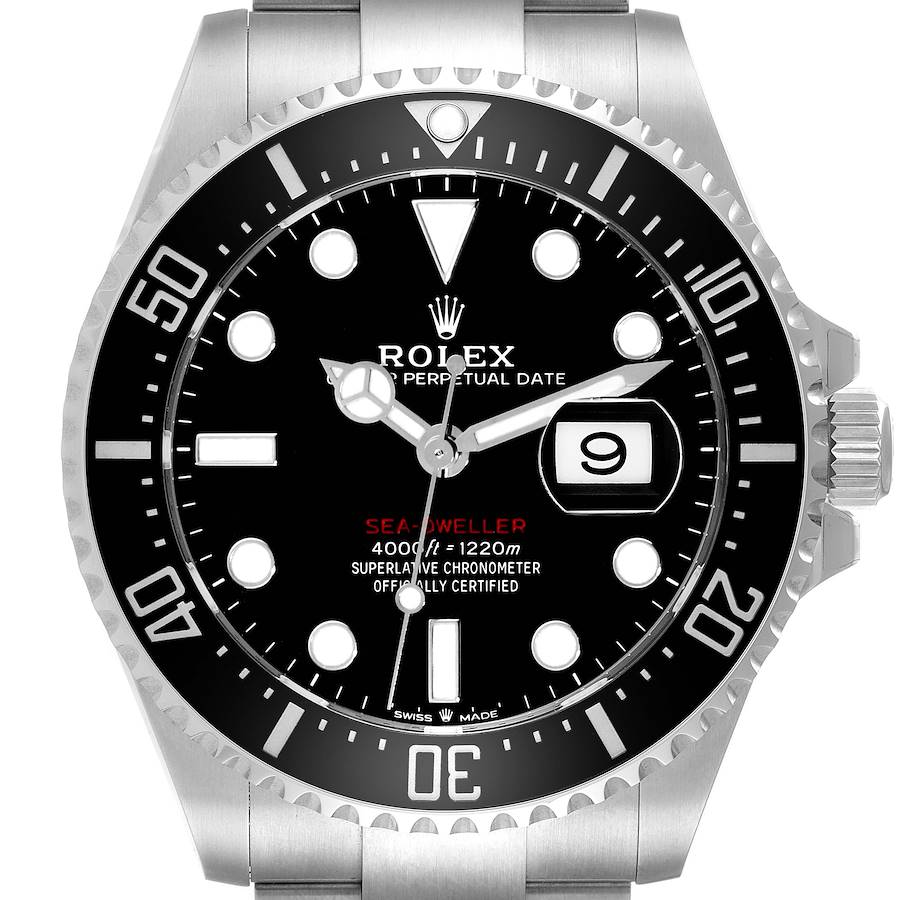Rolex Seadweller 43mm 50th Anniversary Steel Mens Watch 126600 Box Card SwissWatchExpo
