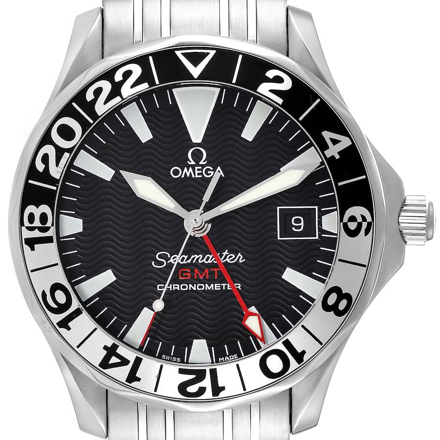 Omega Seamaster GMT 50th Anniversary Steel Mens Watch 2534.50.00 SwissWatchExpo