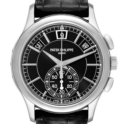 Photo of Patek Philippe Complications Annual Calendar Black Dial Platinum Watch 5905 5905P