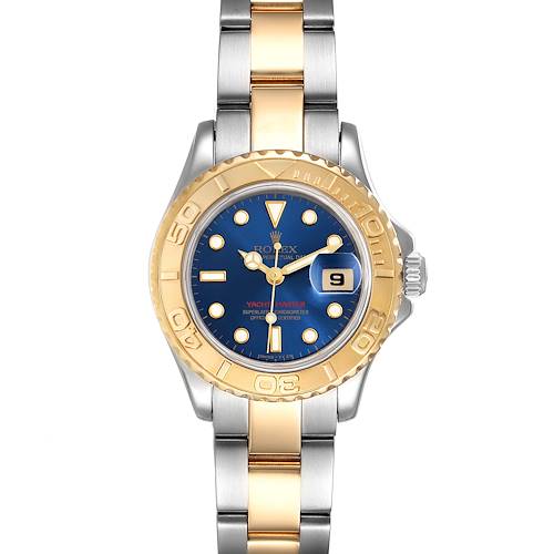 Photo of Rolex Yachtmaster Steel 18K Yellow Gold Ladies Watch 169623 Box