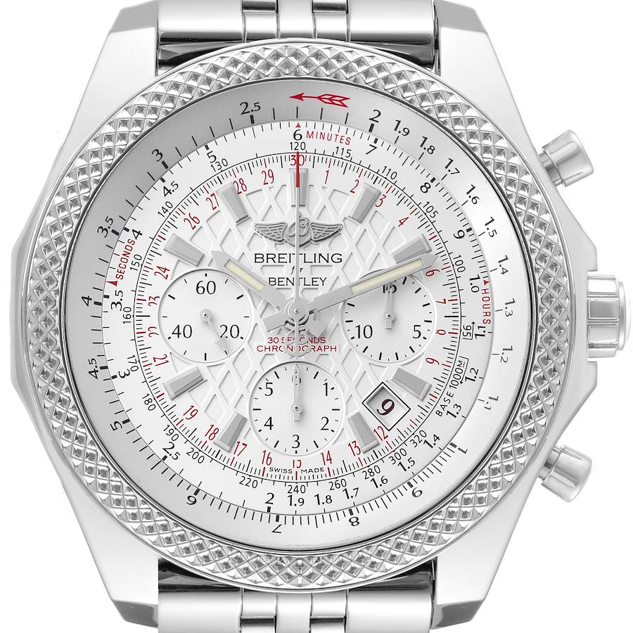 Breitling Bentley B06 Silver Dial Steel Mens Watch AB0611 Box Card SwissWatchExpo