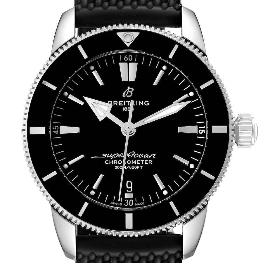 Breitling Superocean Heritage B20 44 Black Dial Mens Watch AB2030 Box Papers SwissWatchExpo