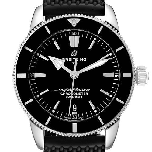 Photo of Breitling Superocean Heritage B20 44 Black Dial Mens Watch AB2030 Box Papers