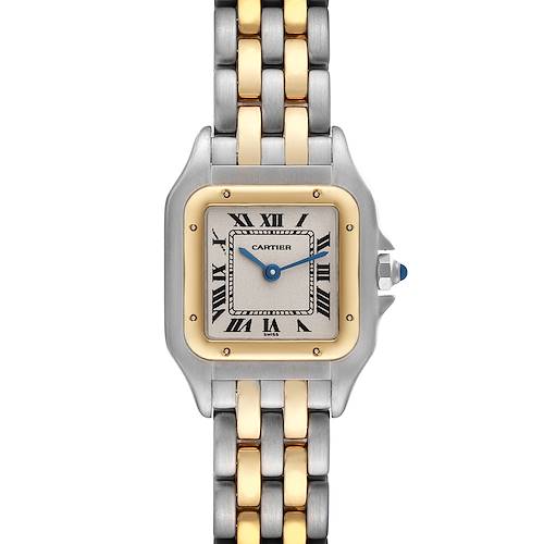 Photo of Cartier Panthere Steel Yellow Gold Two Row Ladies Watch W25029B6