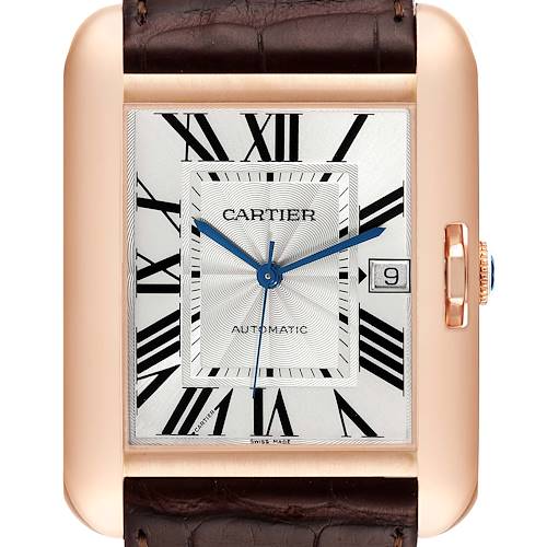 Photo of Cartier Tank Anglaise XL 18K Rose Gold Mens Watch W5310004