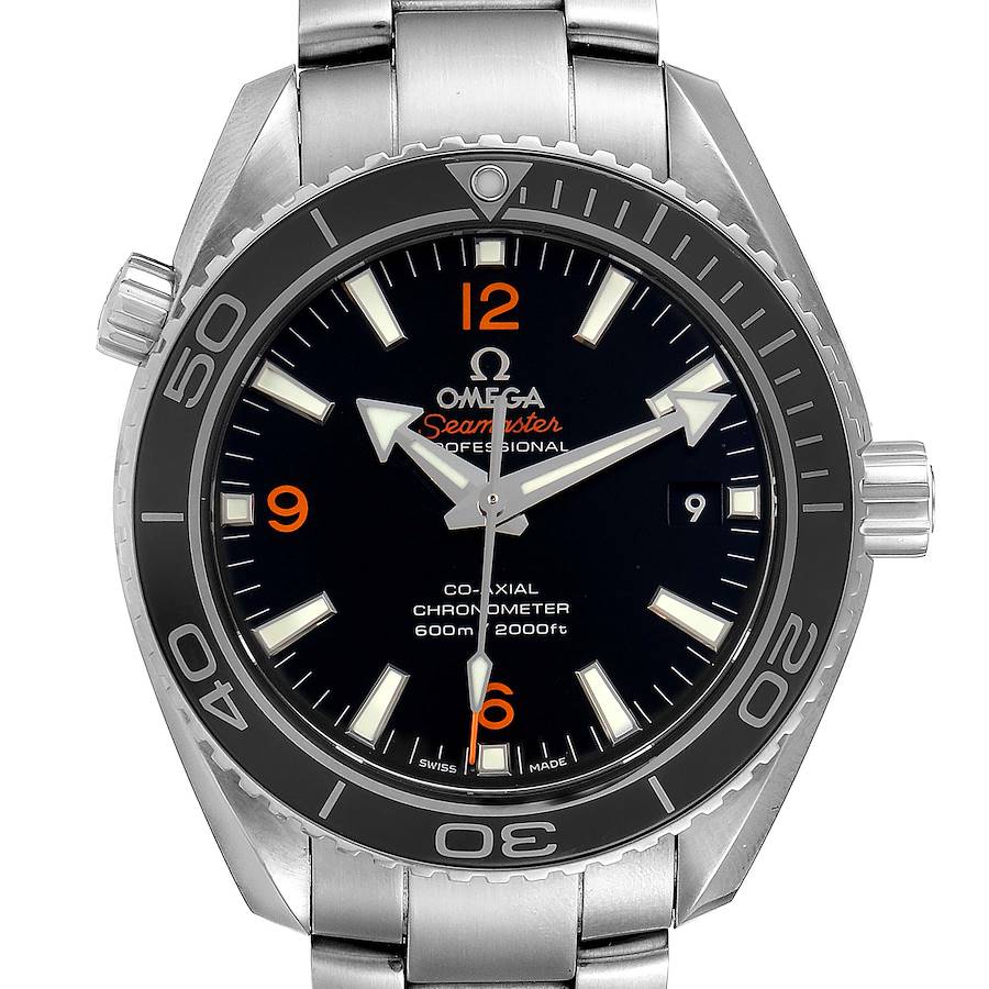 Omega Seamaster Planet Ocean Midsize Unisex Watch 232.30.38.20.01.002 Box Papers SwissWatchExpo