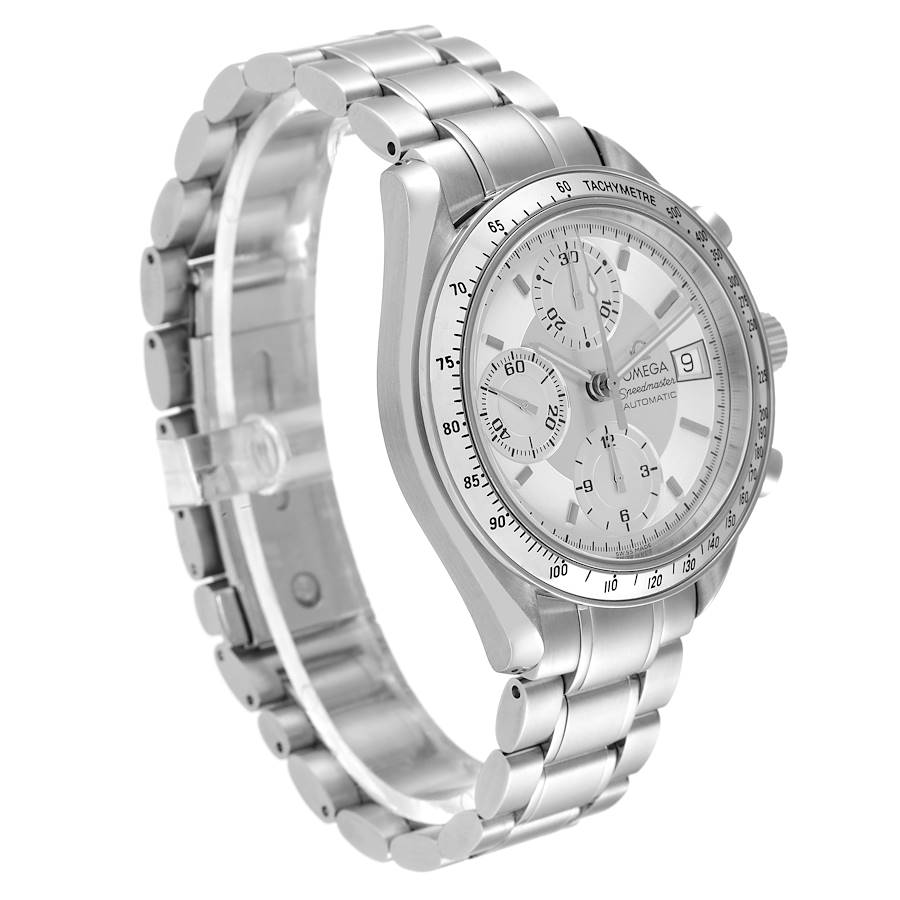 Omega Speedmaster Date Silver Dial Automatic Mens Watch 3513.30.00