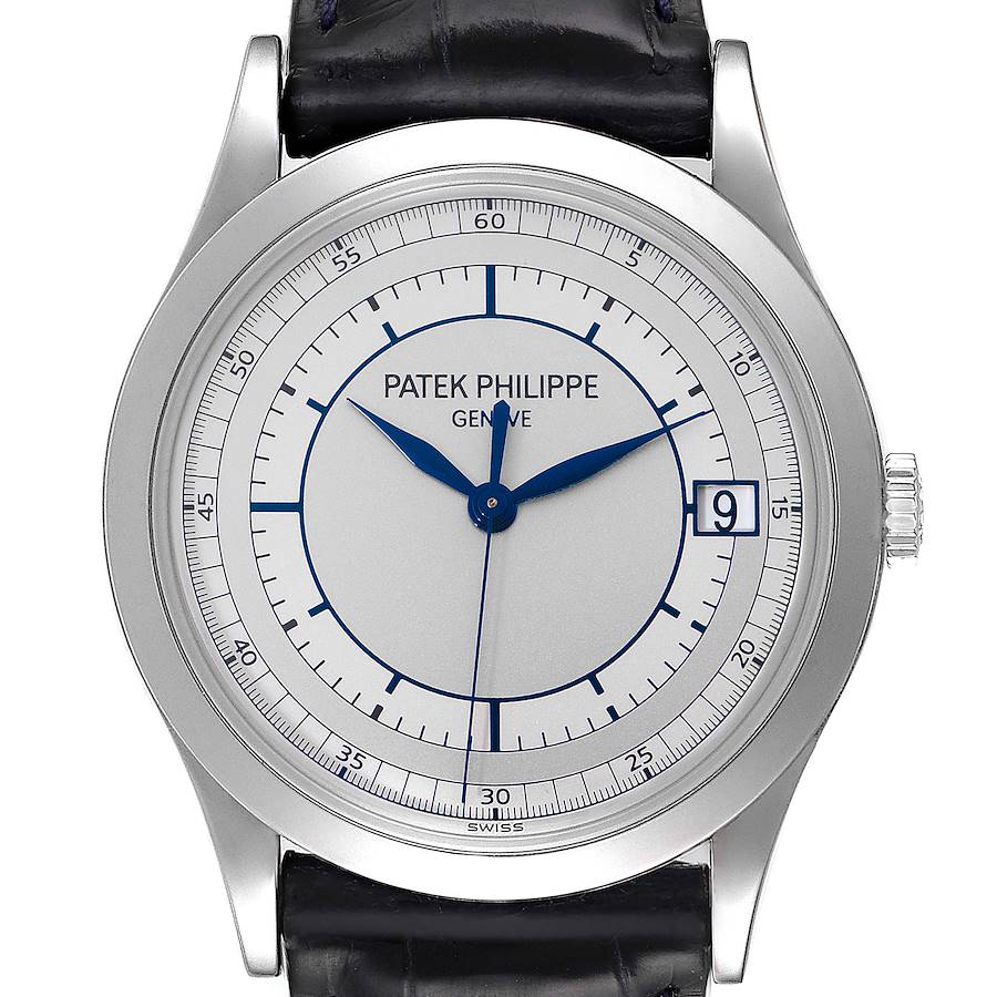 Patek Philippe Calatrava White Gold Automatic Mens Watch 5296 SwissWatchExpo