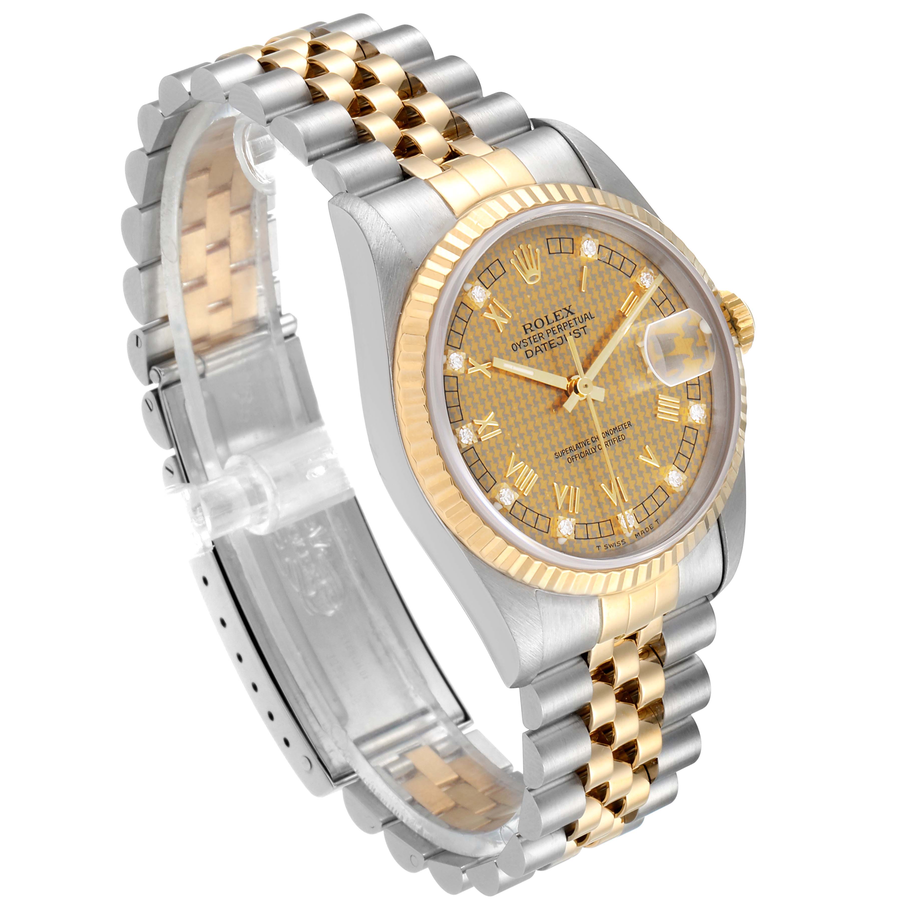 datejust steel and gold