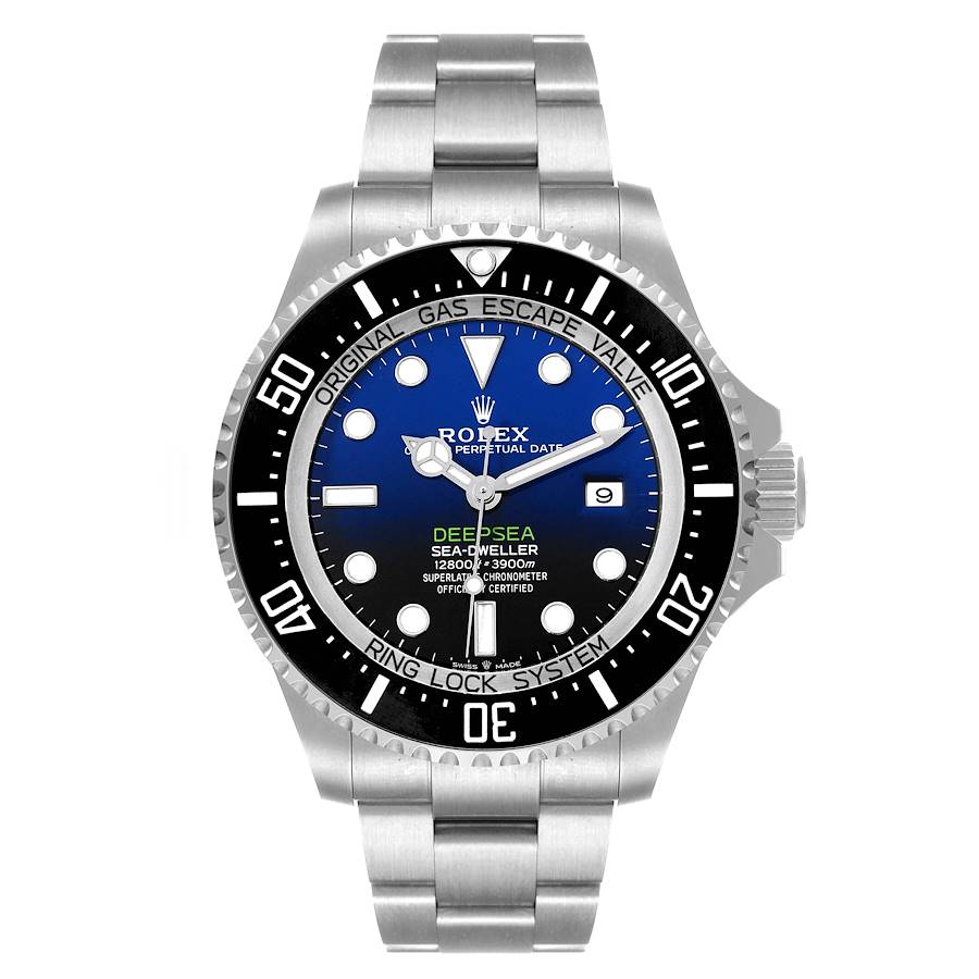 Rolex Seadweller Deepsea 44 Cameron D-Blue Dial Mens Watch 126660 Card ...