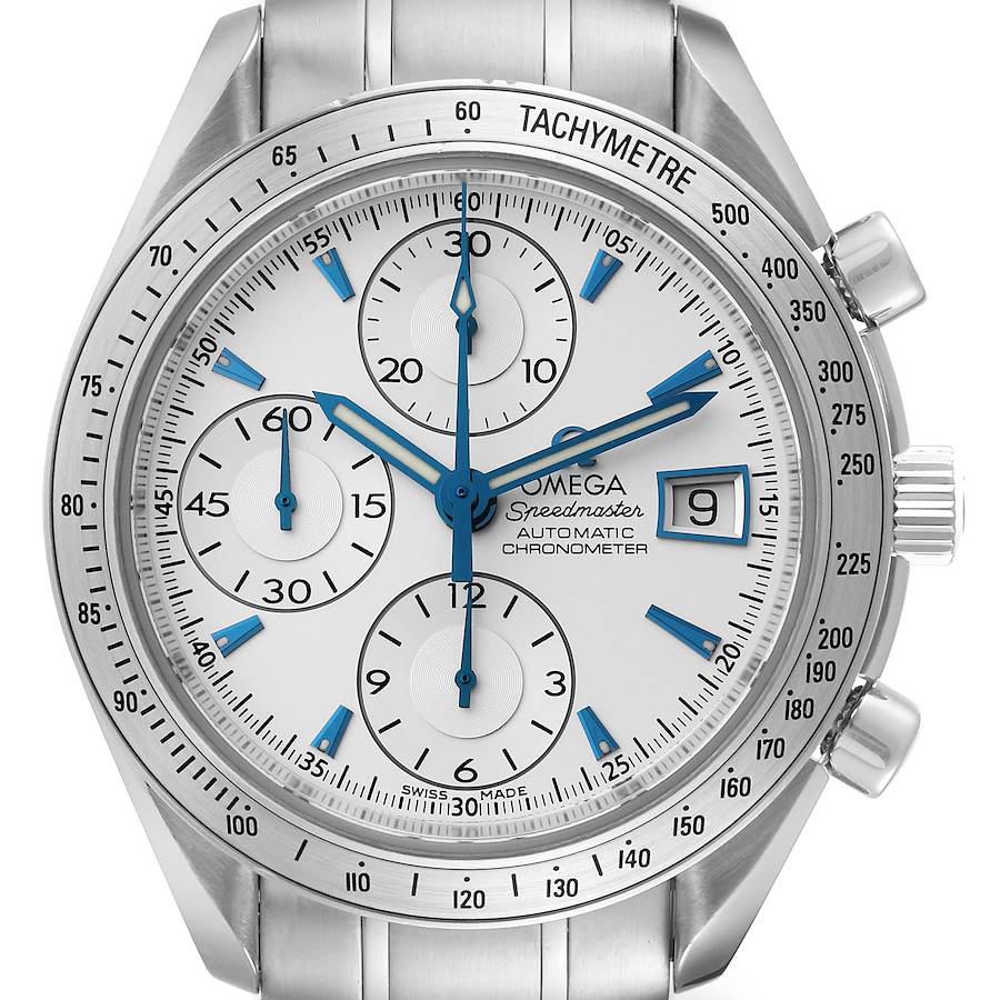 Omega Speedmaster Silver Dial Chronograph Steel Mens Watch 3211.32.00 SwissWatchExpo