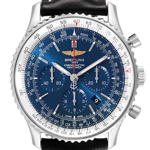 Photo of Breitling Navitimer 01 46 Blue Dial Exclusive Edition Mens Watch AB0127
